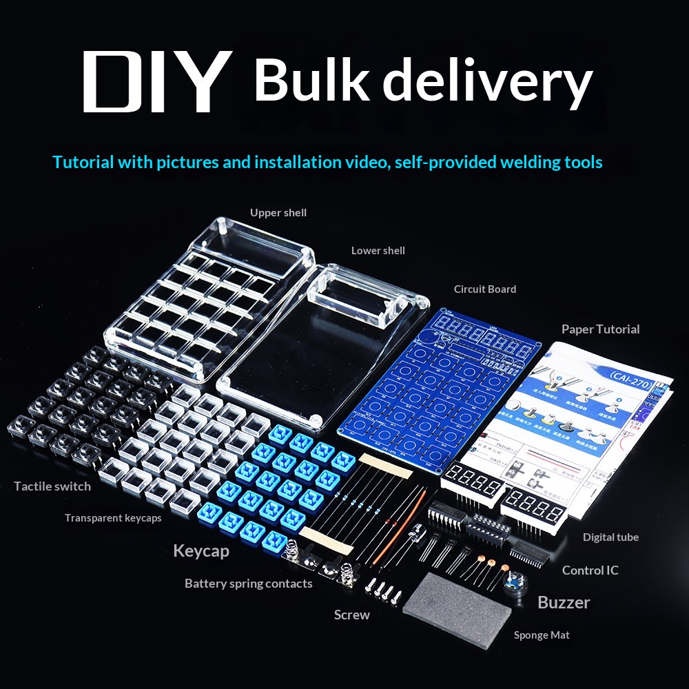 Calculator Production Kit, Ele – обзор и цена Diy Electronics Youtube