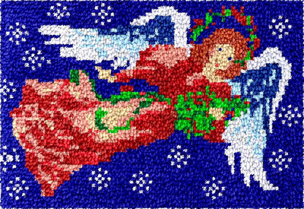 smyrna large Latch Hook Rug Ki – обзор и цена Hobby Diy Electronics Kit