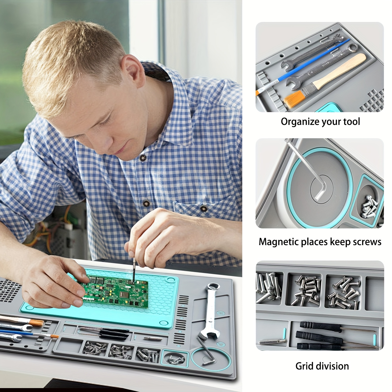 Heat Resistant Solder Mat Insu – обзор и цена Soldering Iron Kit