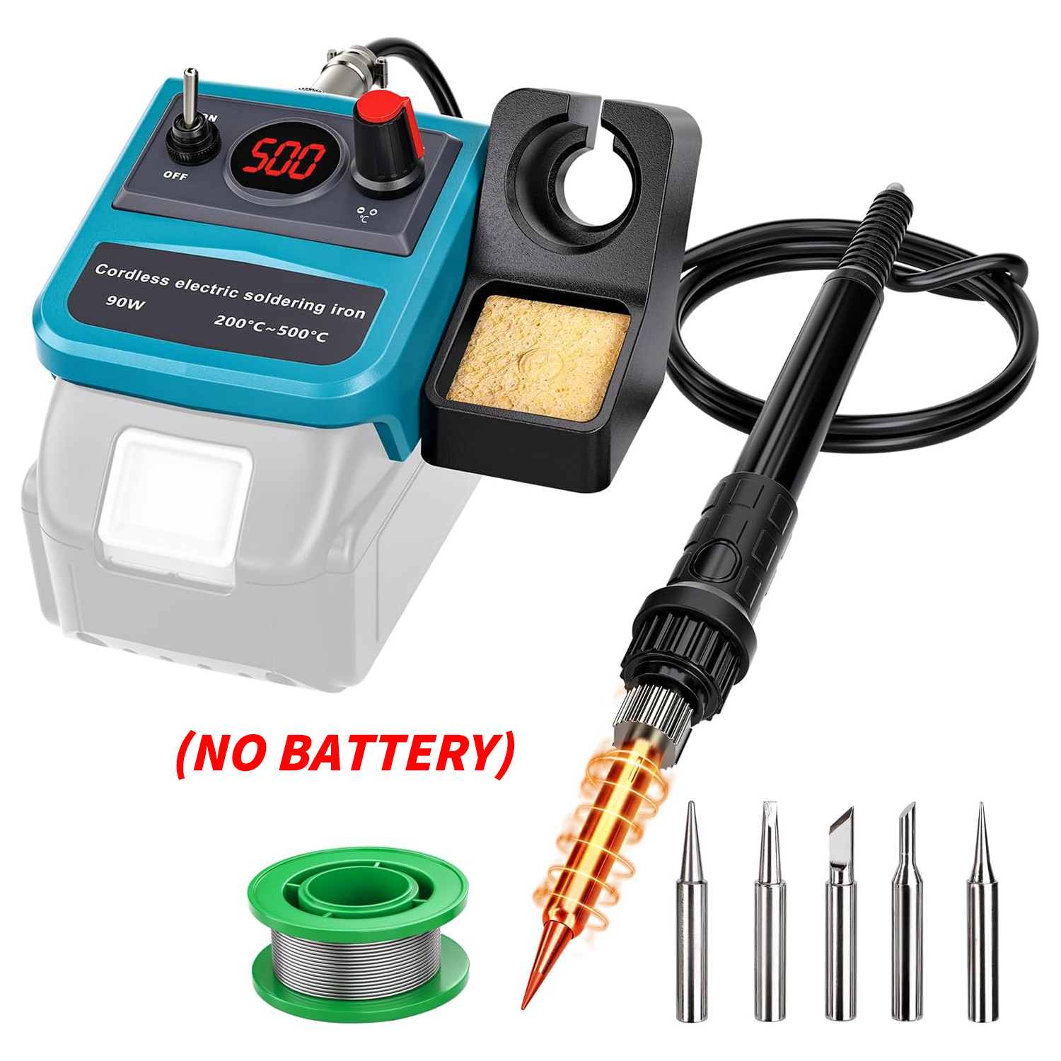90W LED Digital Cordless Solde – обзор и цена Soldering Iron Kit
