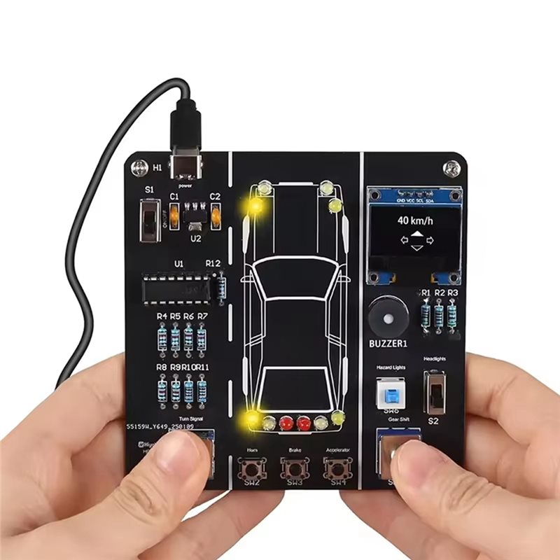AT82-DIY Car Driving Simulatio – обзор и цена Diy Electronics Projects For Students