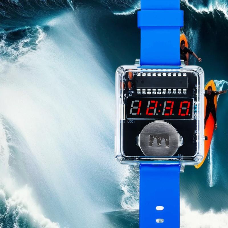 1Set DIY Electronic Watch Kit  – обзор и цена Diy Electronics Youtube