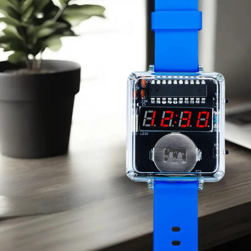 1Set DIY Electronic Watch Kit  – обзор и цена Diy Electronics Youtube