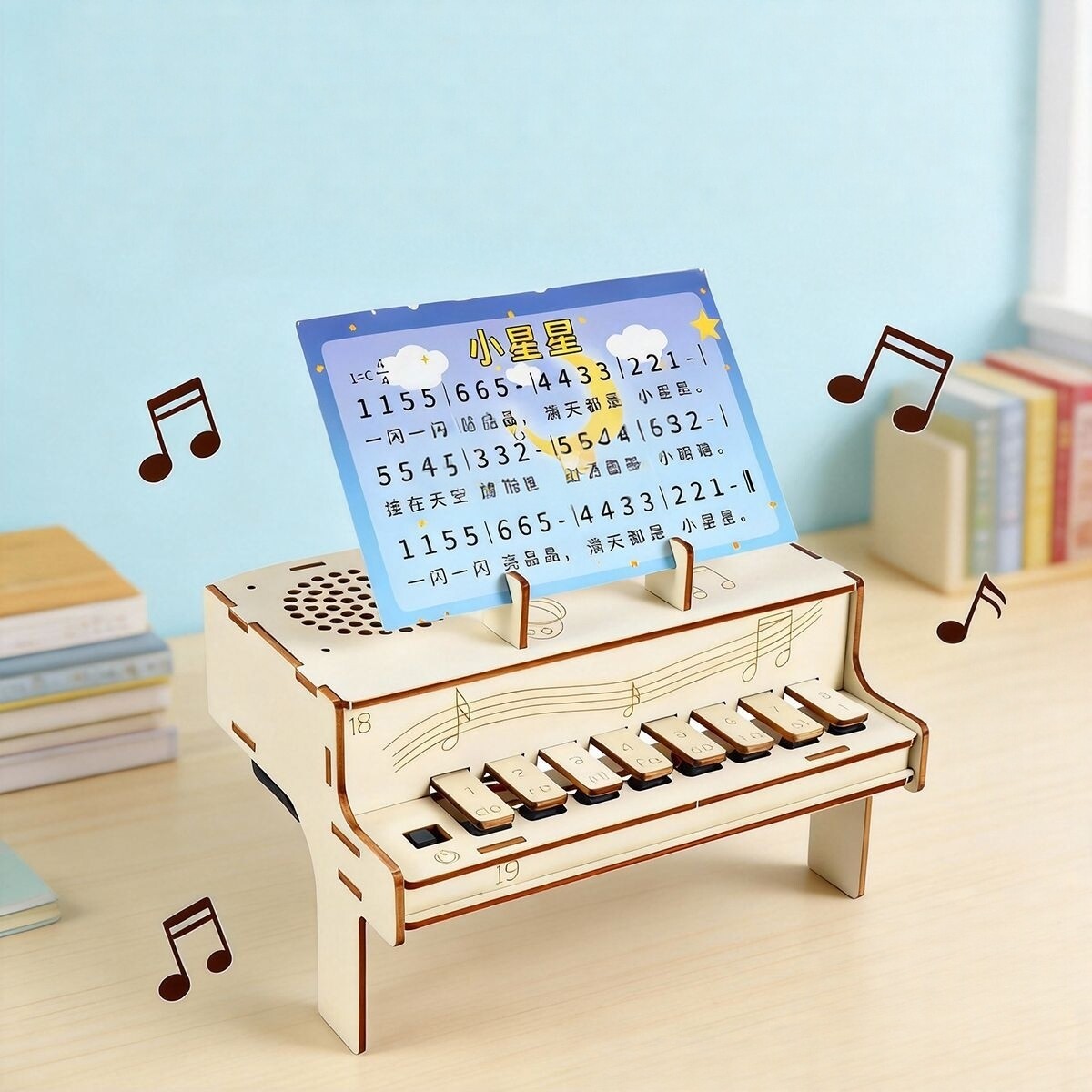 DIY Wooden Electronic Piano Mo – обзор и цена Diy Electronics Learning Kit