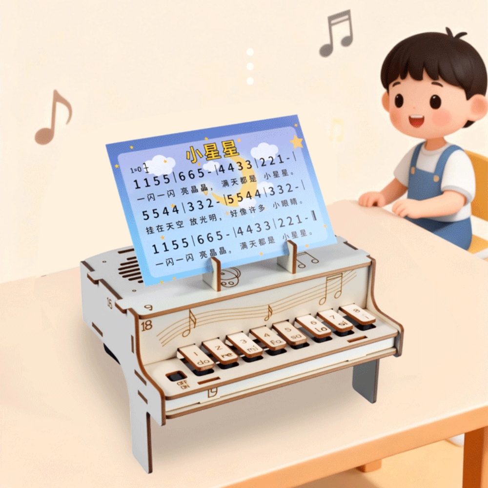 DIY Wooden Electronic Piano Mo – обзор и цена Diy Electronics Learning Kit