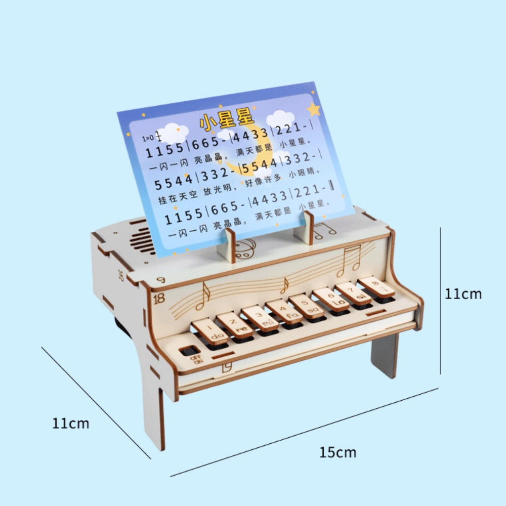 DIY Wooden Electronic Piano Mo – обзор и цена Diy Electronics Learning Kit