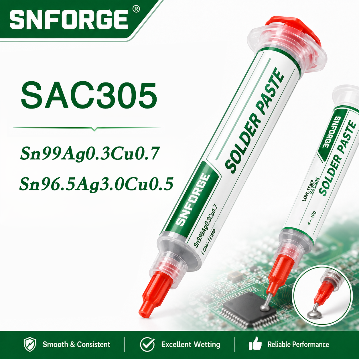 SAC305 Solder Paste Welding Ti – обзор и цена Diy Electronics Bench