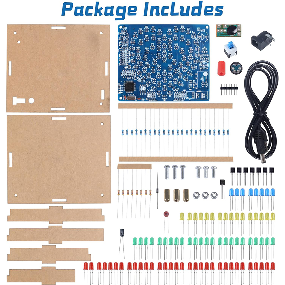DIY LED Electronic Kit Heart S – обзор и цена Diy Electronics Projects For Students