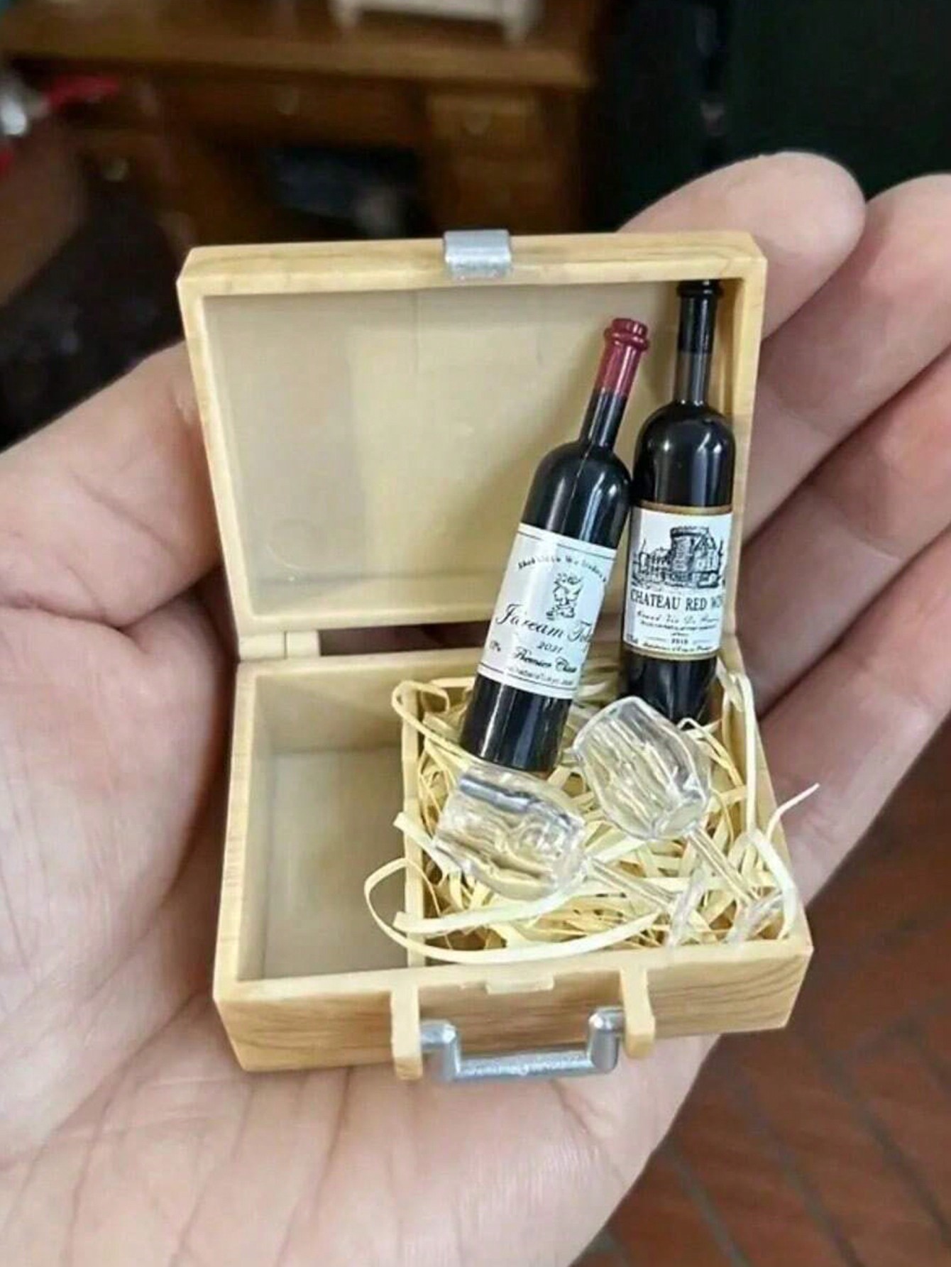 Dollhouse Mini Wine Champagne  – обзор и цена Diy Electronics Housing