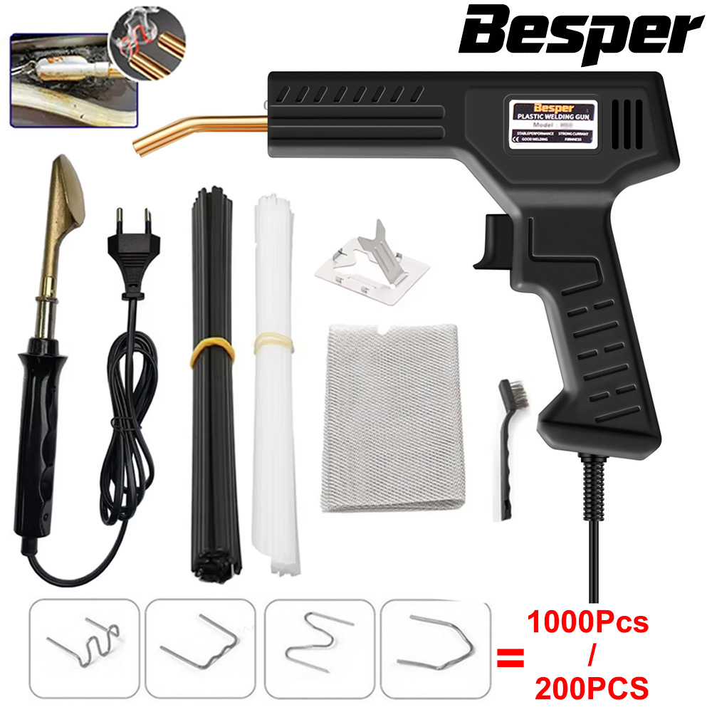 50W Plastic Welder 1000-200PCS – обзор и цена Soldering Iron Kit