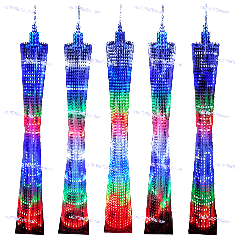 64-Floor Canton Tower DIY Kit  – обзор и цена Diy Electronics Toys