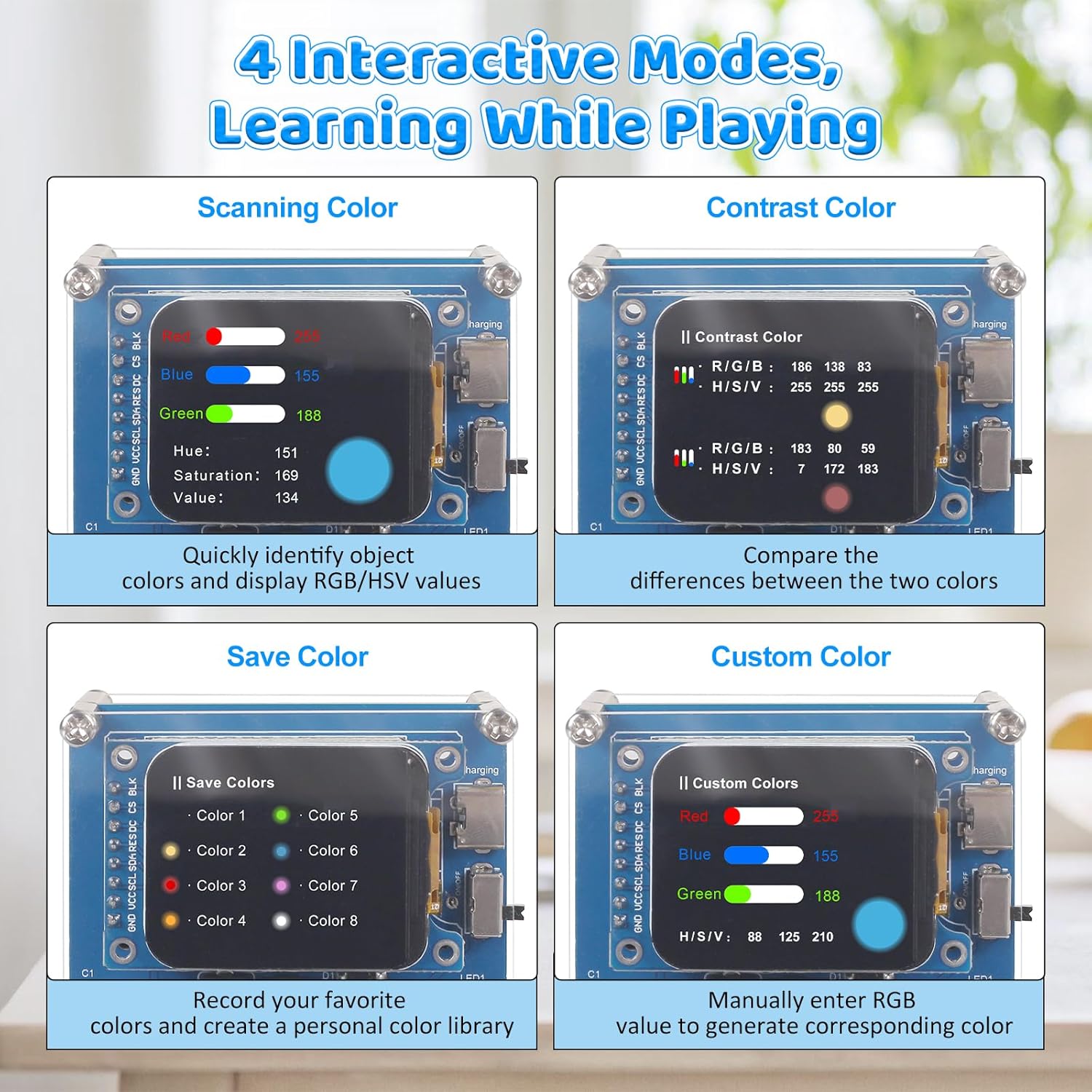 DIY Color Recognition Solderin – обзор и цена Diy Electronics Learning Kit